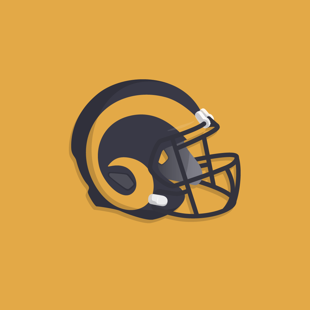 LA Rams Helmet