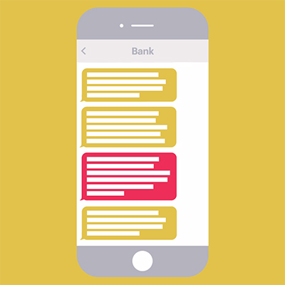 Fraudulent Messages Illustration for The Sunday Times